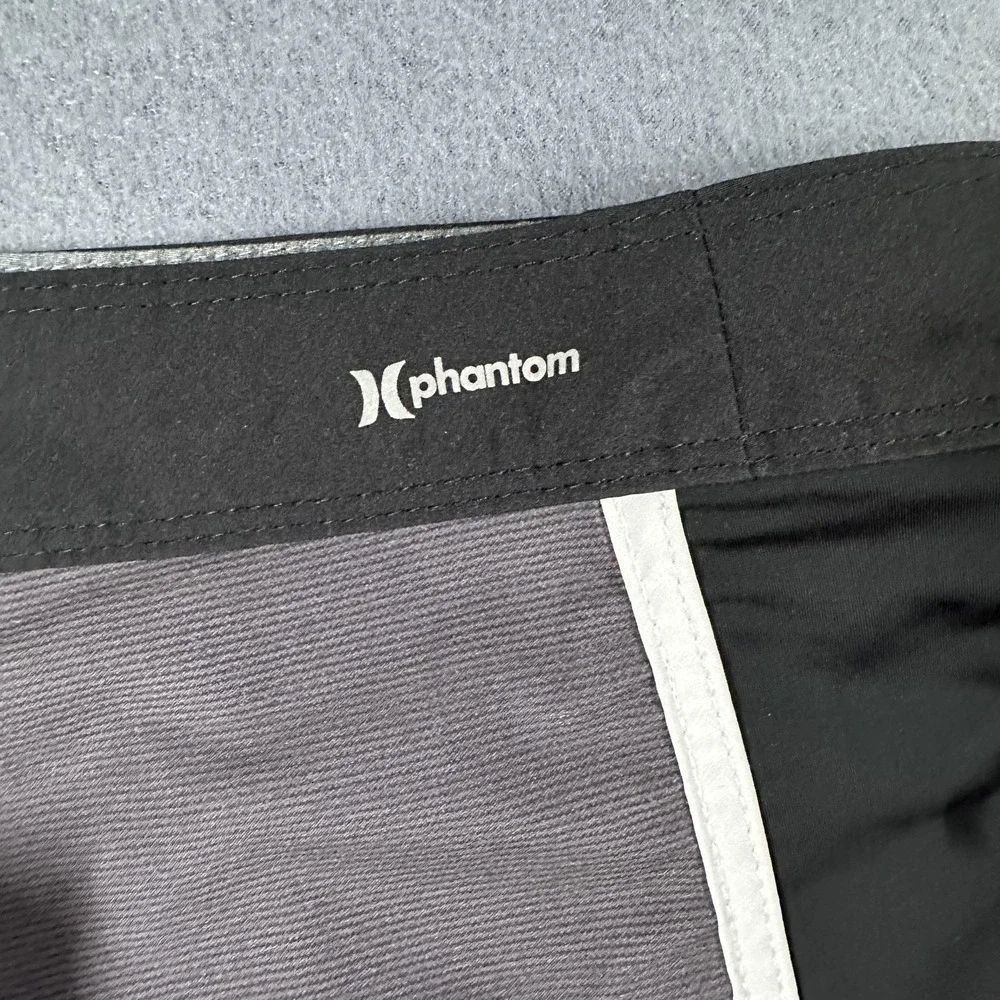 Hurley Phantom‎ Swim Shorts Mens 31 Pink Gradient Polka Dot Boardshorts Stretch
